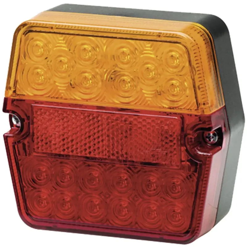 Hella® LED-Schlussleuchte links/rechts 9 – 36 V DC, 101,3 x 94,7 x 41,2 mm, Schluss-, Brems-, Blink-, Kennzeichenlicht, 2VB 357 023-011 Top-Seller