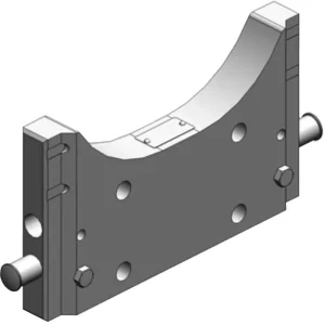 Abverkauf scharmüller Adapterplatte "W311" 311/22/30 mm, Lochbild B x H 140 x 80 mm, Stützlast 2.000 kg, 03.7311.66-A02