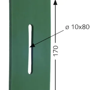 Angebot Greenflex Plastik-Abstreifer 170 x 70 mm, Bohrung L x B 80 x 10 mm für Rau Packerwalzen