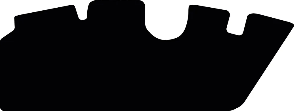 Fußmatte Velours schwarz, für Claas Mähdrescher Evion, ab Bj. 24 Preisknaller