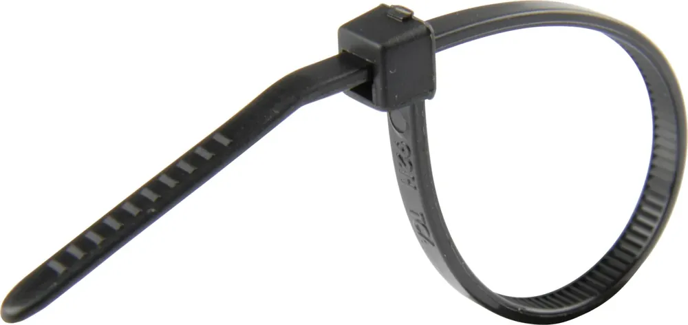 Herth + Buss Kabelbinder schwarz, 100 St., Verzahnung innen, witterungsbeständig Sofort Bestellen