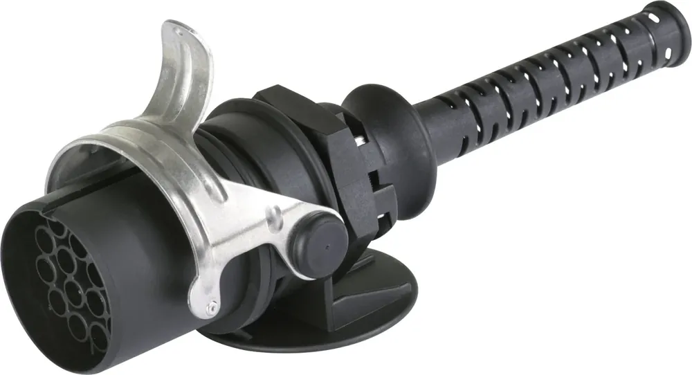 Finale Aktion Herth + Buss Stecker 24 V, 15-polig, Crimpverbinder, für Kabel bis 15 mm Durchmesser, mit Zugentlastung, 51 305 243