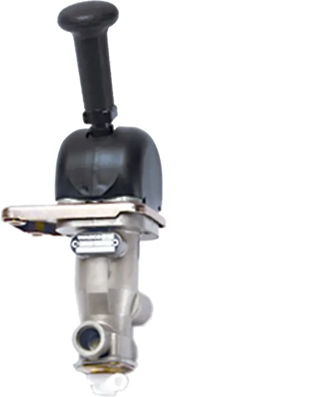 Wabco Handbremsventil, schwarz, Betriebsdruck max. 10 bar, pneumatisch, Raste 73°, mit Faltenbalg, Austauschteil, 961 722 150 7 Zertifiziert