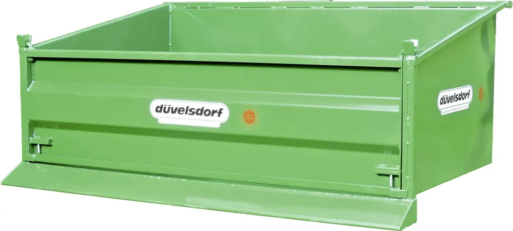 Echt Düvelsdorf Heckcontainer "Standard", mechanisch, mit Schürfleiste