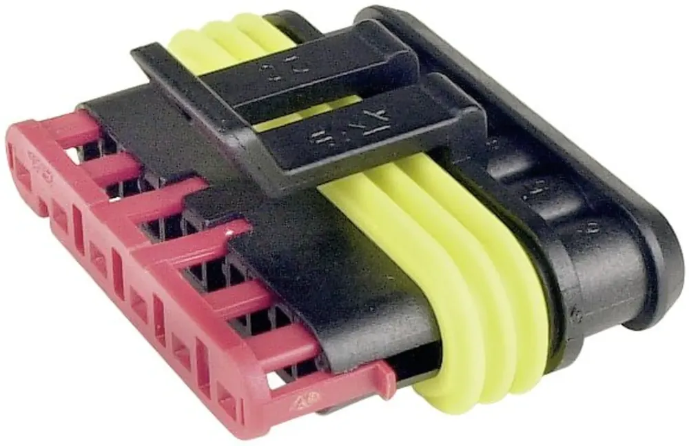 Direkt Vom Hersteller Herth + Buss Steckgehäuse "AMP Tyco Superseal", 6-polig, TE Connectivity, Flachsteckhülse, 50 290 830