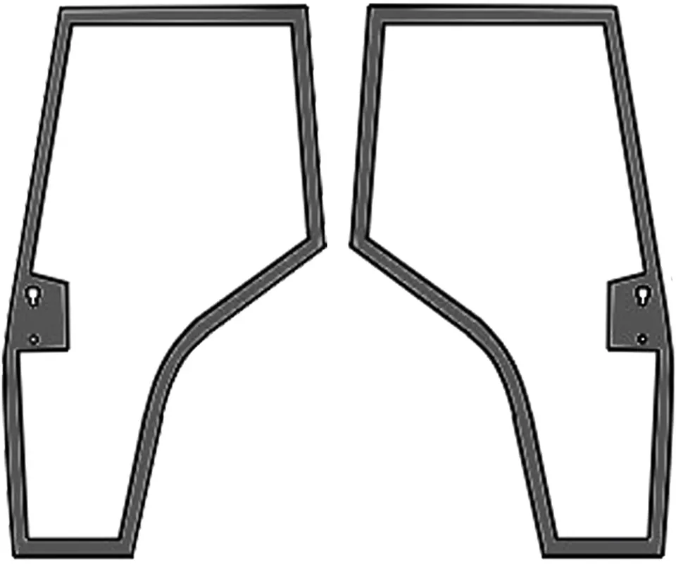 Expressversand Türscheibe, grün/klar, links/rechts, geklebt, Siebdruck für Massey Ferguson 4000