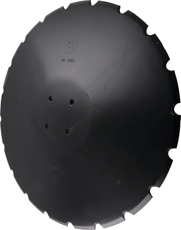 Begrenztes Angebot NIAUX 200 Eggenscheibe 560 x 6 mm, LK 98 mm, gewölbt, gezahnt, für Grégoire Besson, Rabe, 31-0924