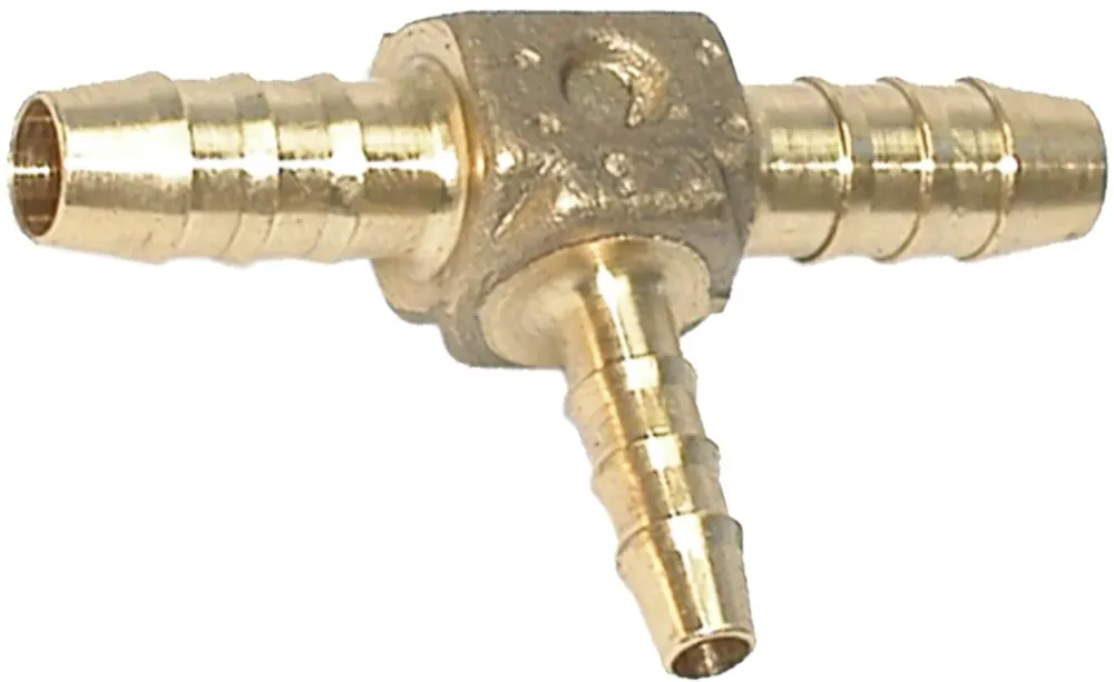 Rohrverbinder "T-PO-RV-MS" Ø Rohr innen 6 mm; 4 mm; 6 mm, T-Form, reduziert, Messing, für Polyamidrohr Top-Preis