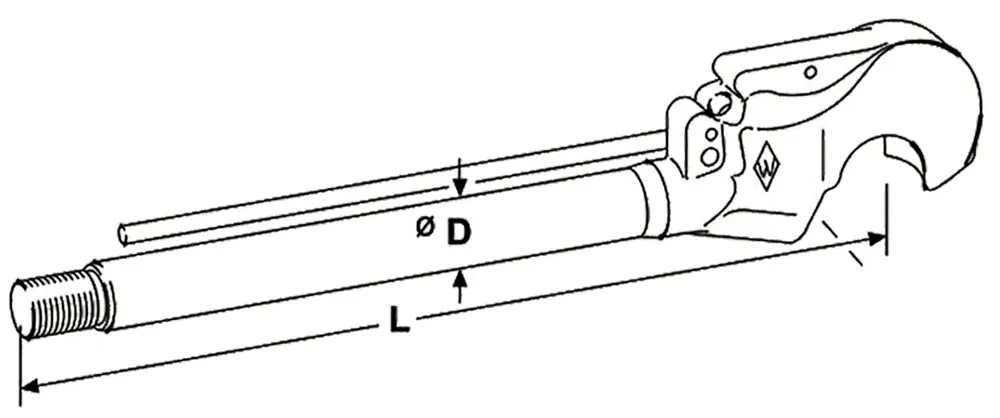 Walterscheid Kolbenstange Kat. 3/90, 40 x 537 mm, M 34 x 2 AG, Hub 250 mm, für Hydraulischen Oberlenker HOLHS, 1201224 Garantierte Lieferung