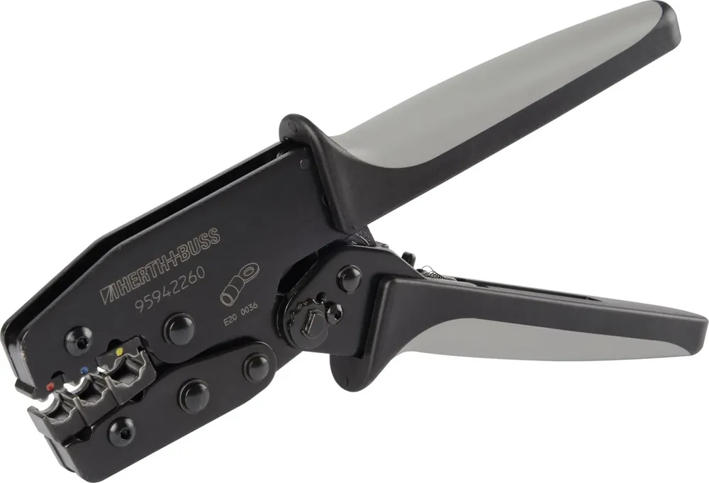 Herth + Buss Quetschzange automatisch, für isolierte Kontake (Flachstecker, Flachsteckhülse), 0,5 – 6 mm², 95 942 260 Bestseller