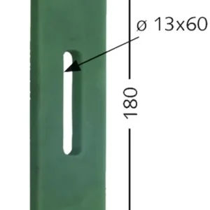 Greenflex Plastik-Abstreifer 180 x 50 mm, Bohrung L x B 60 x 13 mm für Rabe Packerwalzen Sale