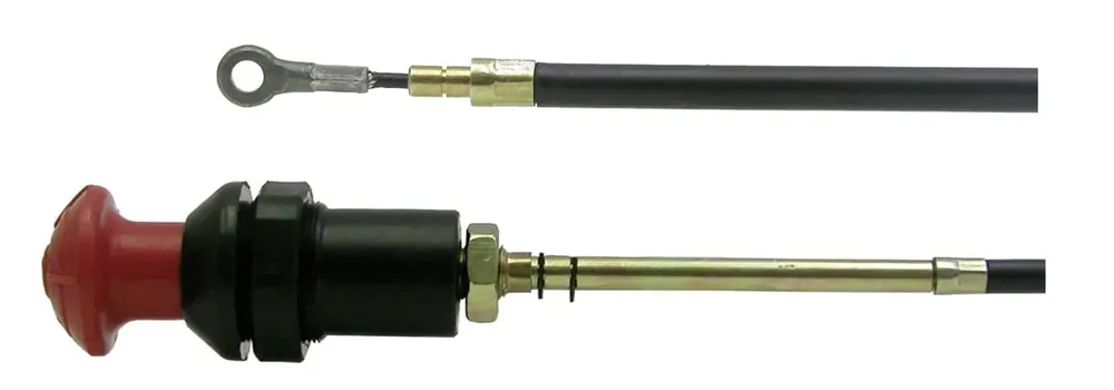 Bowdenzug Länge 1.400/1.230 mm, für Absteller Traktor Deutz-Fahr Agroplus 60, 70, 80 Ausverkauf