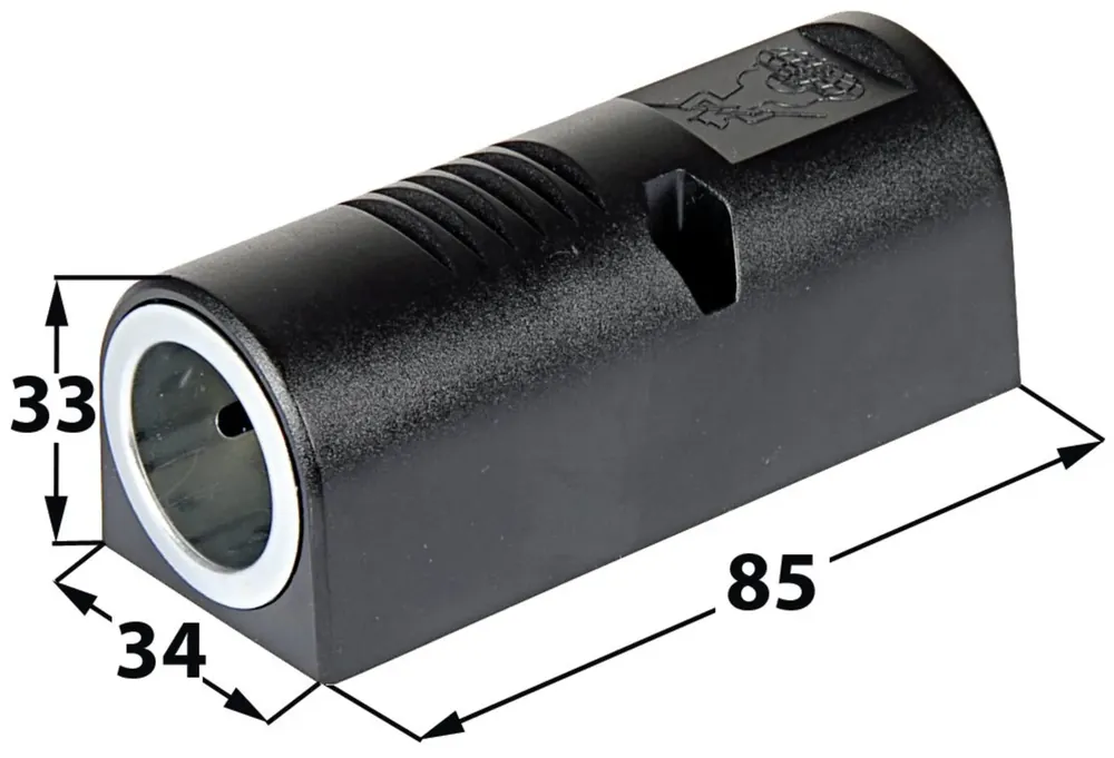 Herth + Buss Steckdose 1-polig, 12 – 24 V 20 A, Flachsteckanschluss 6,3 mm, Kunststoff, 51 306 442 Knallerangebot