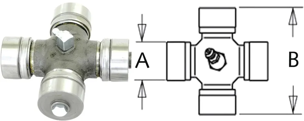 Billig Kreuzgelenk ZF Achse APL1550, APL3052, APL4053, APL5051, APL5052 für Case IH, Fendt, Ford New Holland