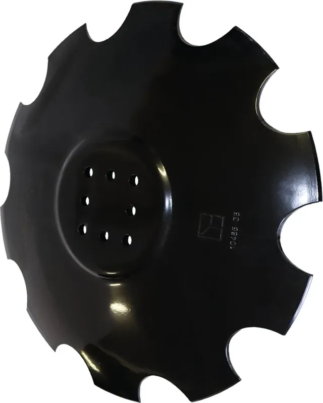 Versand Am Gleichen Tag NIAUX 200 Eggenscheibe 560 x 4 mm, LK 1 80 mm/LK 2 110 mm, gewölbt, gezahnt, mit flachem Ansatz, für Agrisem, 31-0590