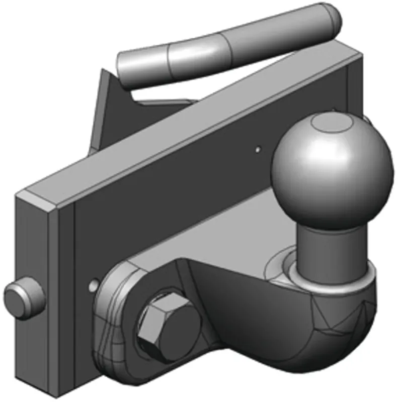 scharmüller Kugeleinsatz "ISO 50" 160/16/25 mm, Kugel 50 mm, für Traktor/PKW-Anhängekupplung, 00.508.06.0-A02 Preis Gesenkt