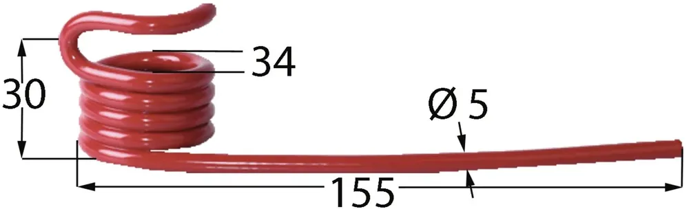 Sonderangebot Pick-up Zinken 155 x 30 x 5 mm für Ladewagen Mengele Quadro, Garant