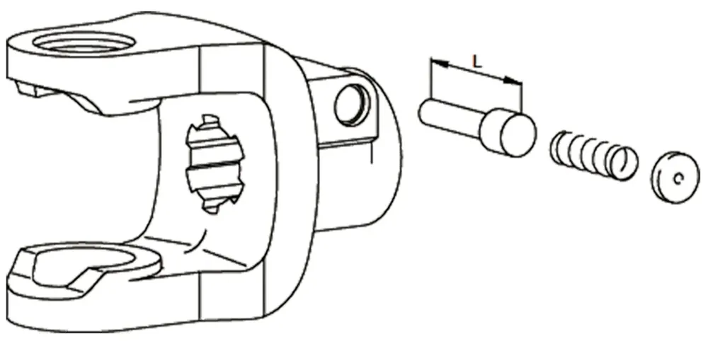 Letzte Chance Walterscheid Reparatursatz "Agraset 102" 1 3/4", L 54,5 mm, für Schiebestiftverschluss, 1339302