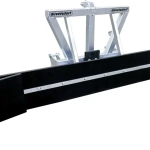 Düvelsdorf Gummischieber 3,00 – 3,60 m, Euro-Aufnahme/3-Punkt/Stapler, 3-stufig mechanisch schwenkbar, 3617650 Letzte Chance