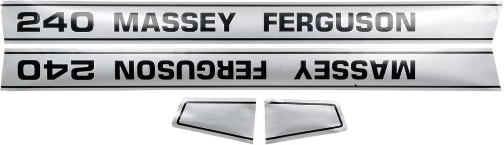 Aufklebersatz "MF 240" für Massey Ferguson, Vergl. Nr. Massey Ferguson 1681728M2, 1681728M3, 1681729M2, 1681729M3, 3406978M91, 3406978M92 Aktuell