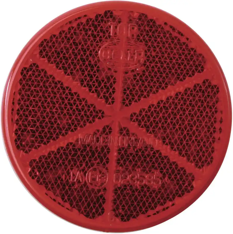 Neuheit Hella® Rückstrahler rund, rot, Ø 60 mm, geklebt, 8RA 002 014-281