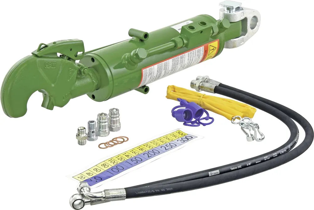 Ausverkauf Hydraulischer Oberlenker Kat. 3 Länge 580 – 768 mm, mit Fanghaken und Gabelgelenk