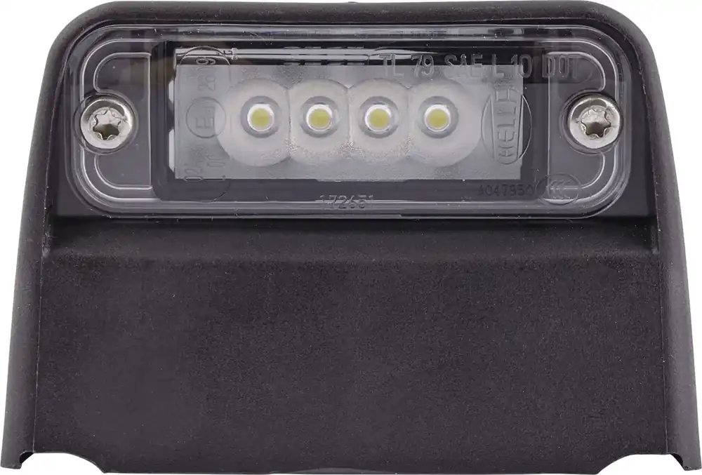 Hella® LED-Kennzeichenleuchte quadratisch, seitlich links/rechts, 93 x 66,2 x 63 mm, 12 V, 4 LEDs, 2KA 010 278-321 Preis Gesenkt