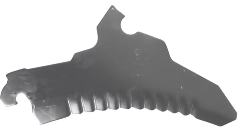 Pöttinger Ladewagenmesser 400 x 200 x 5 mm, für Ladewagen Boss, Profi, Faro, Primo, 434.170 Direktkauf