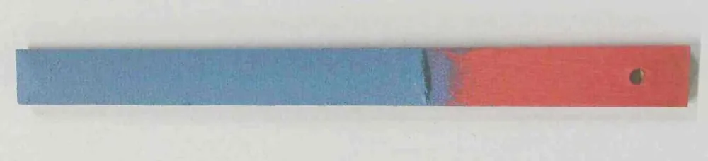 Abverkauf „Batavia”-Sensenschärfer blau/rot