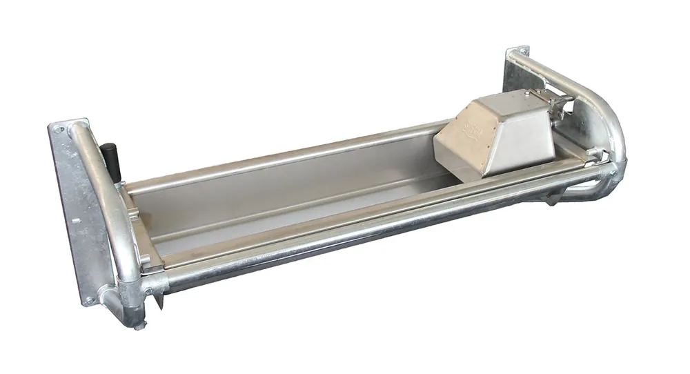 Letzte Chance Flachschwenk-Trog, Wandmontage