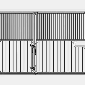Schneller Versand Pferdeboxenfront Faana