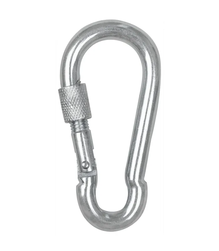 Sicherheits-Karabiner mit Schraubverschluss 9 cm Billig