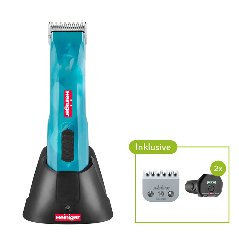 OPAL Akku-Schermaschine mit 2 x Li-Ion Batterien und Scherkopf No. 10 Preiswert