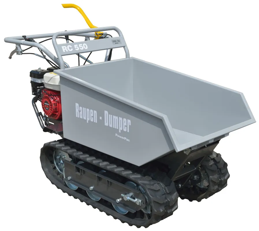 Motorschubkarre Raupen Dumper, 550 kg Preis Gesenkt