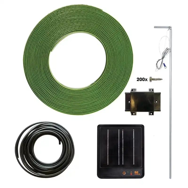 Preis Gesenkt Schneckenzaun Set S6 Solar