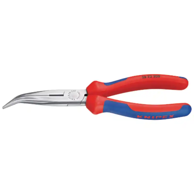KNIPEX KNIPEX Flachrundzange polierter Kopf 40° gewinkelte Backen formstabil Markenware