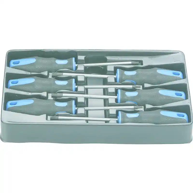 Sonderangebot KS Tools ERGOTORQUEplus® Schraubendreher-Satz, 6-tlg., TX 2 Komponentengriff