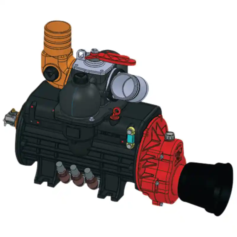 Battioni Pagani B&P Vakuumpumpe Ballast 13500 linksdrehend Kapazität 13850 l/min automatische Schmierung Top-Seller