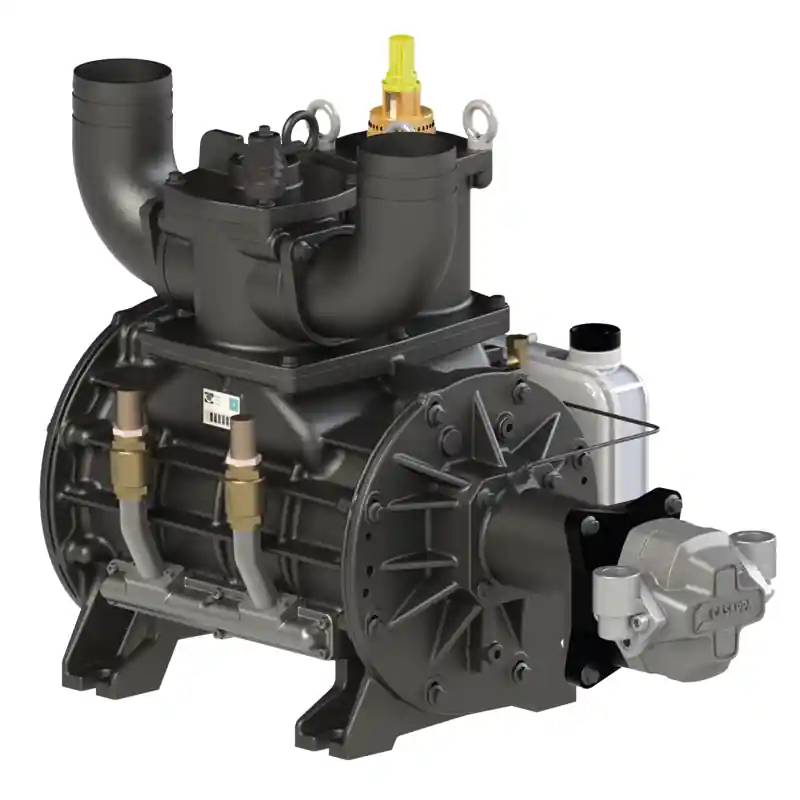 Letzte Chance Battioni Pagani B&P Vakuumpumpe Ballast 9000 rechtsdrehend Kapazität 9030 l/min automatische Schmierung