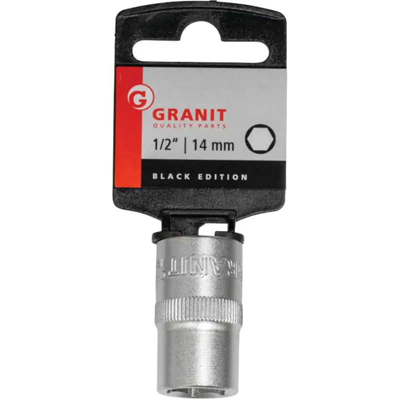 GRANIT Black Edition 1/2" Stecknuss, 14 mm Begrenztes Angebot