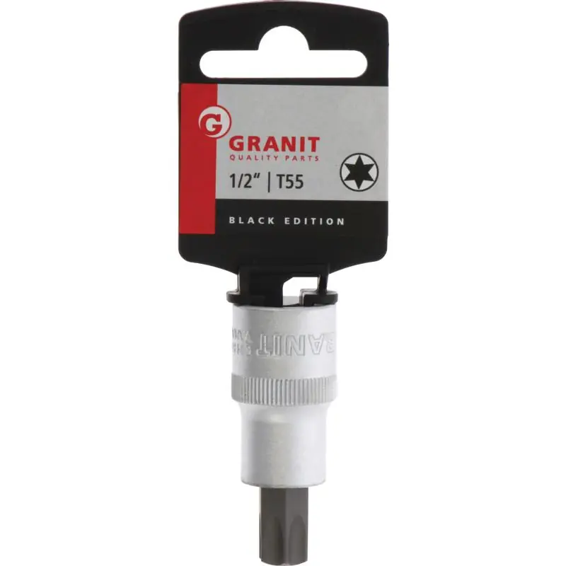 GRANIT Black Edition 1/2" Bit-Stecknuss TX, T55 Nur Heute