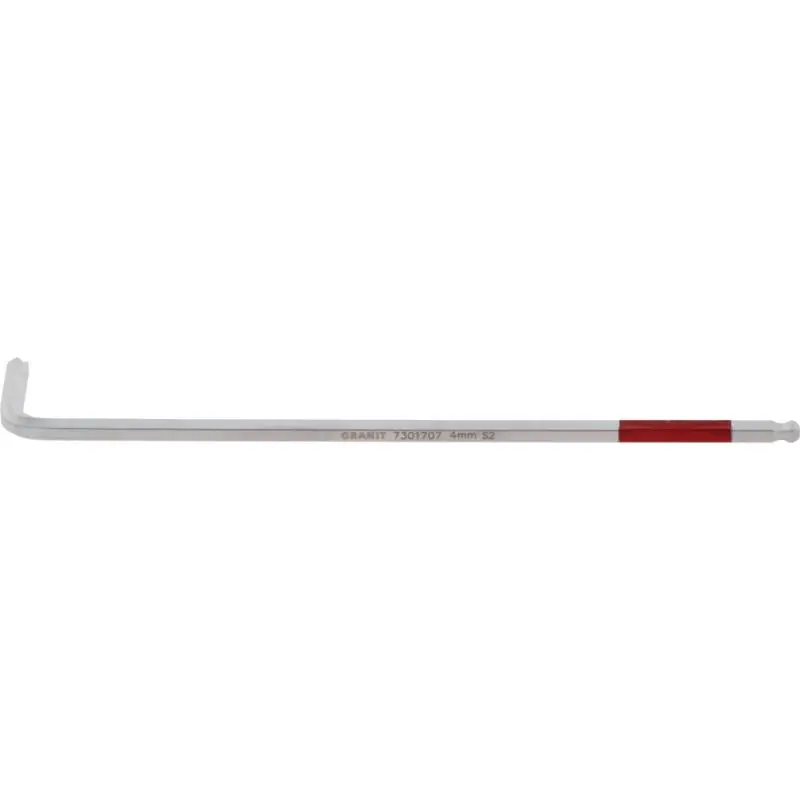 Ausverkauf GRANIT Black Edition HeavyGrip Winkelstiftschlüssel 4 mm