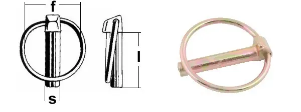 Granit Klappsplint 4,5mm - Federring 32mm kadmiert Schaftdurchmesser 4,5 mm Angebot