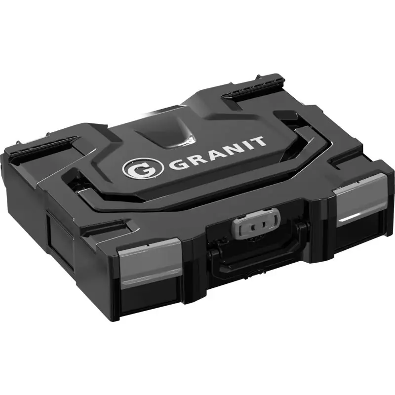 Neue Kollektion GRANIT Black Edition Systemkoffer für Winkelschleifer