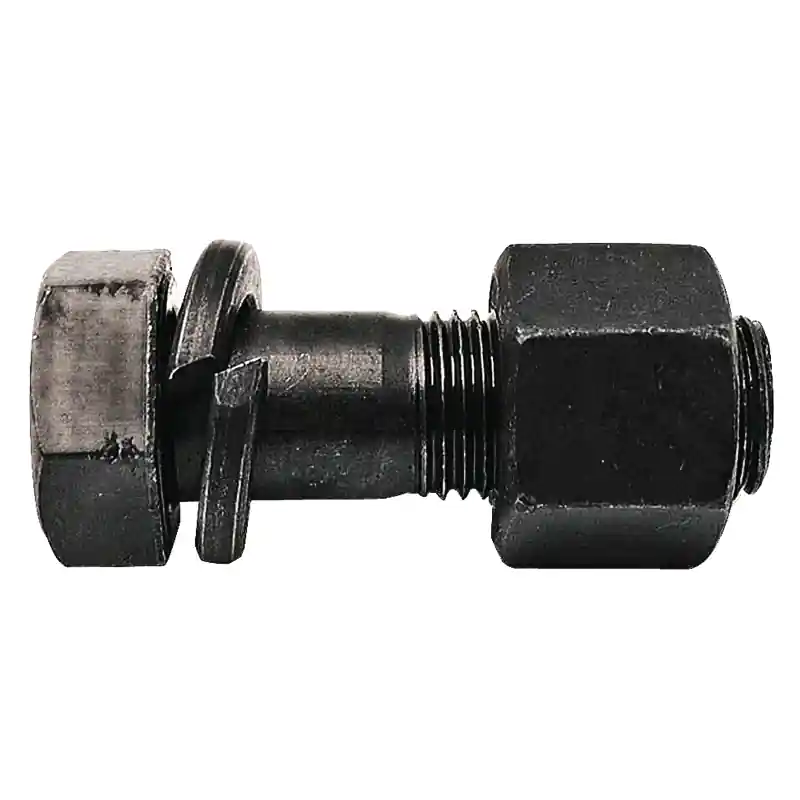 Finale Aktion Industriehof Schraube mit Mutter und Federring 7/16" UNF Fräsmesserschraube