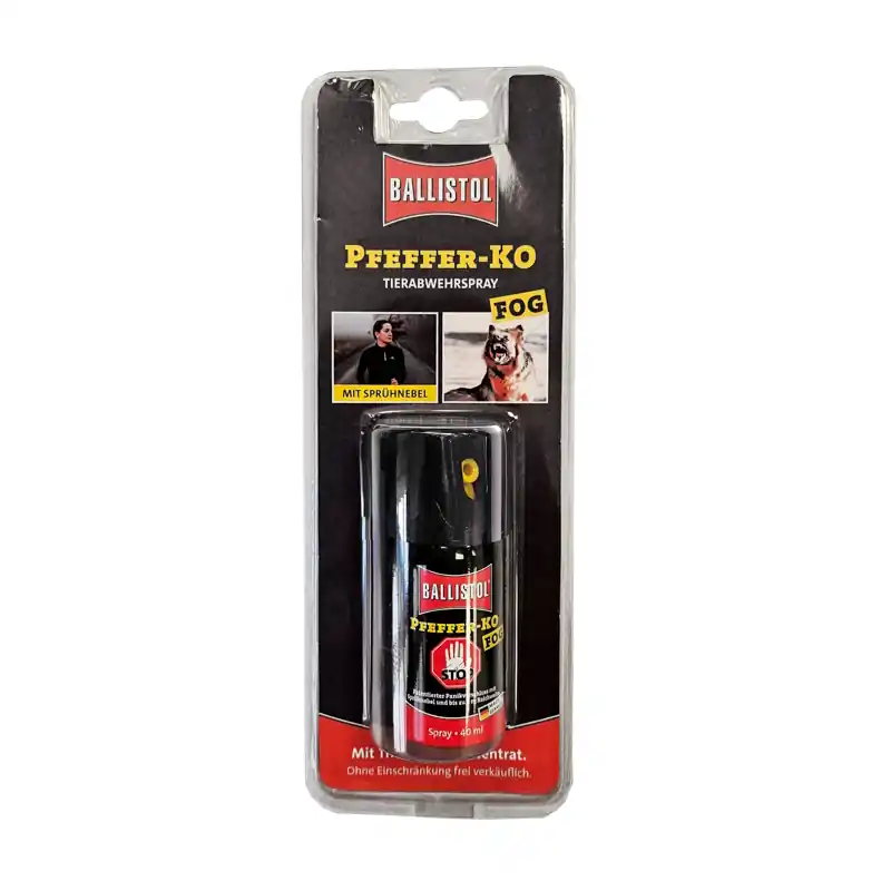 Ballistol Pfeffer-KO FOG Spray, 40ml, Verteidigungsspray, Tierabwehrspray Angebot