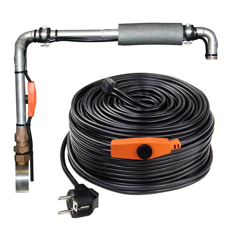 Top-Seller Frostschutz-Heizleitung / Heizkabel 49 m mit selbstregulierendem Thermostat
