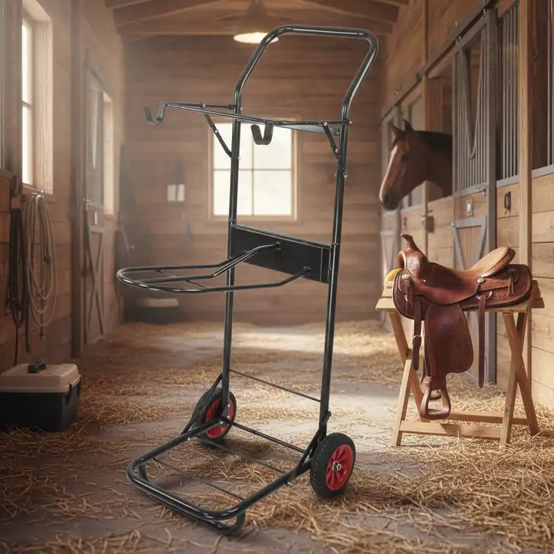 Mega-Angebot Sattelwagen Meran Pferde Sattelhalter Sattelcaddy Pferdesattel
