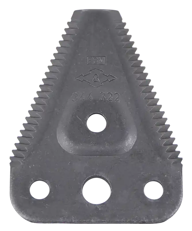 ESM Mähmesserklinge gezahnt, 3-Loch, zu Busatis Doppelmesser, anstelle 5802.009.21, 344.3221 Expressversand