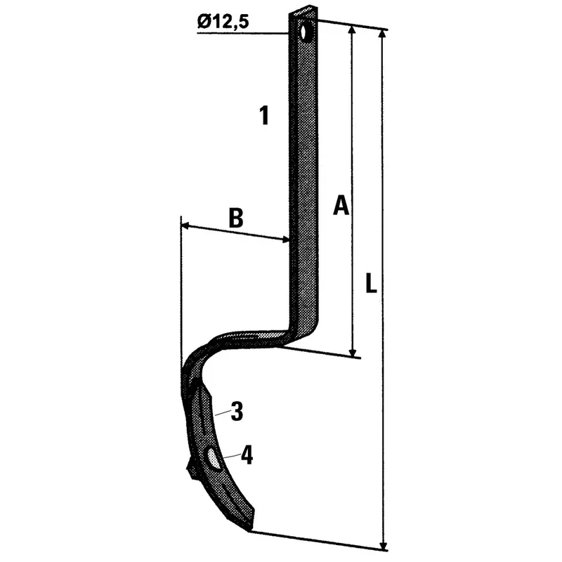 Bestseller Spurlockerer 32x12 mm mit Schar